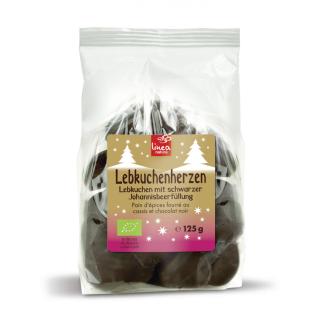 Lebkuchenherzen ZB (schw. Johannisbeere) vegan