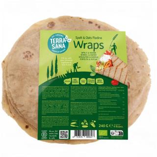 Wraps - Piadina Dinkelmehl und Hafer