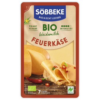 Gouda - Feuerkäse Scheiben