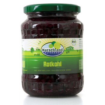 Rotkohl Glas