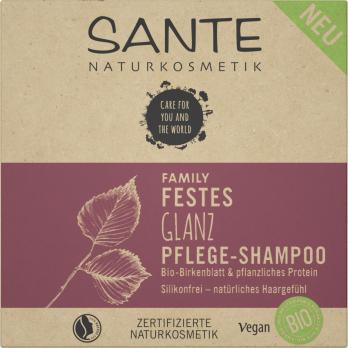 Shampoo - festes Shampoo - Glanz Pflege Birkenblatt