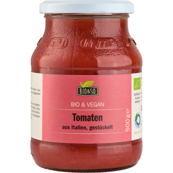 Tomaten stückig im Pfandglas