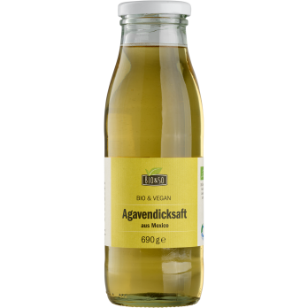 Agavendicksaft in Pfandflasche