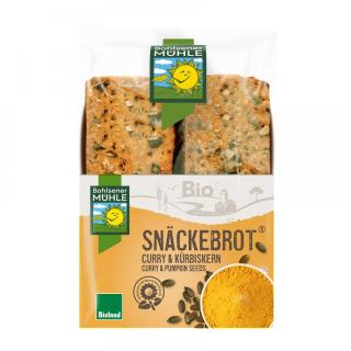Snäckebrot Curry-Kürbiskern