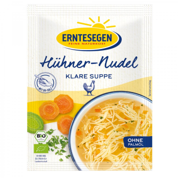 Hühner-Nudel Klare Suppe (ohne Palmöl)
