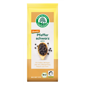 Pfeffer schwarz ganz