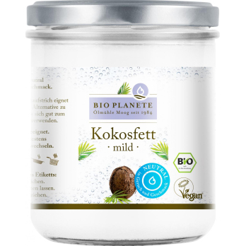 Kokosfett mild gedämpft